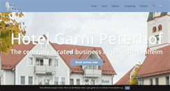 Desktop Screenshot of hotel-peterhof.net